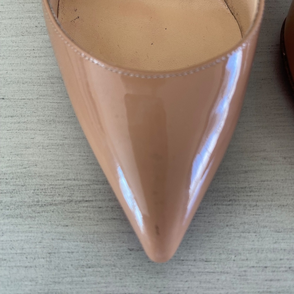 Christian Louboutin Pigalle Follies Patent Leather Nude (OBO) - Picture 3 of 12